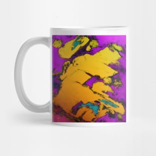 Yellow erosion Mug